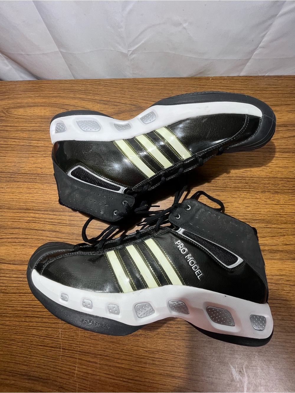 Adidas Pro Model 07/07 Men's Basketball Shoes. Size 19 Black / White 667854 EUC